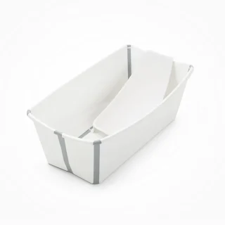 Bañera gris plegada Flexi Bath para recién nacido