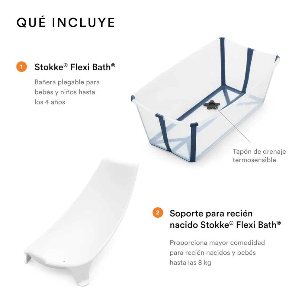Beneficios de Bañera plegada Flexi Bath para recién nacido