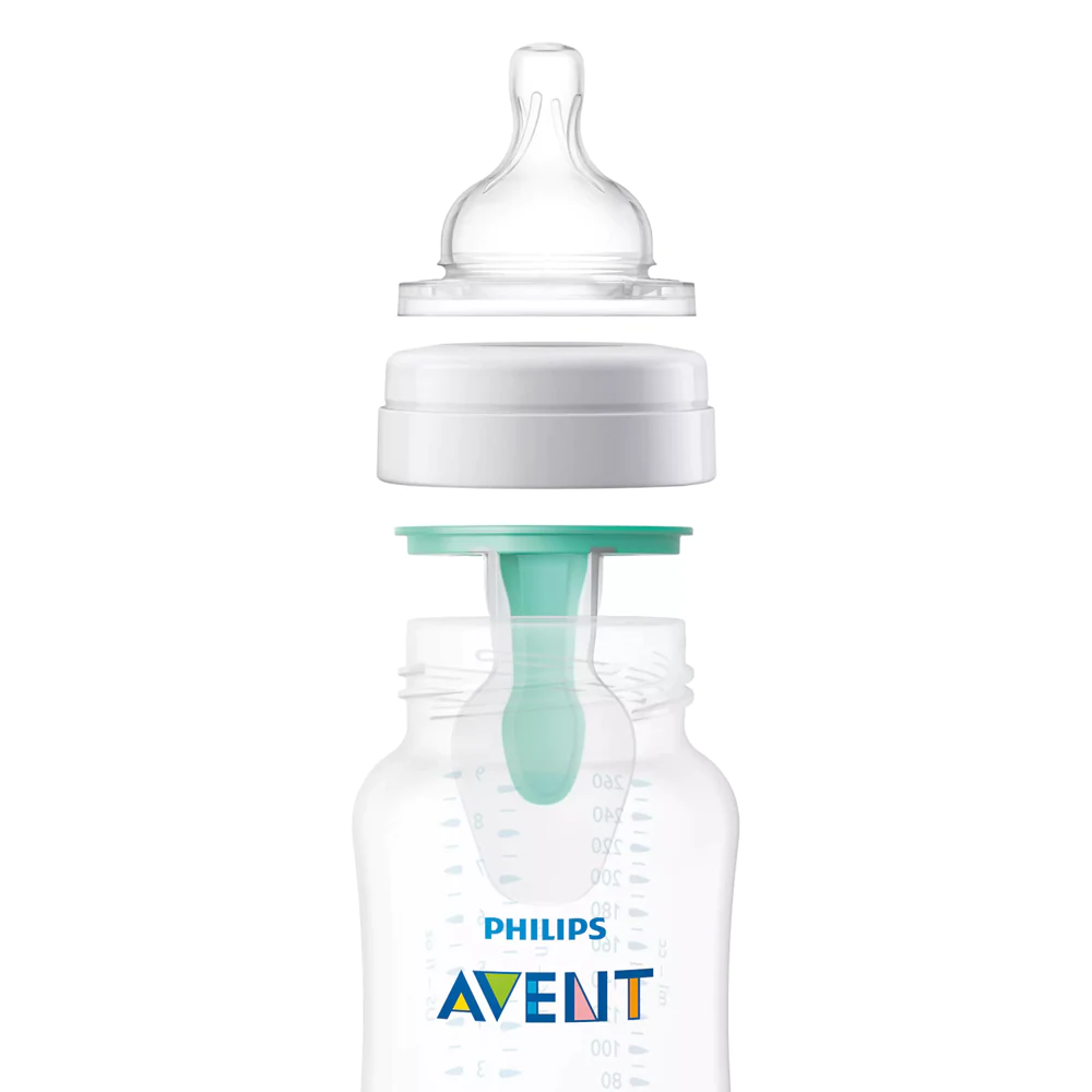 Detalle Biberón Anticólicos con sistema AirFree 125ml