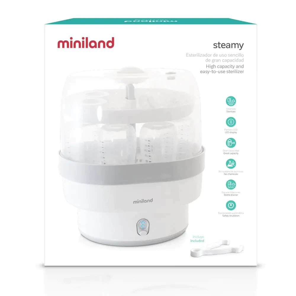Caja de Esterilizador steamy marca Miniland
