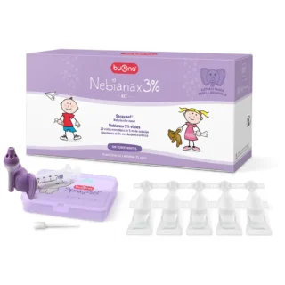Suero Nebianax 3% Kit con nebulizador