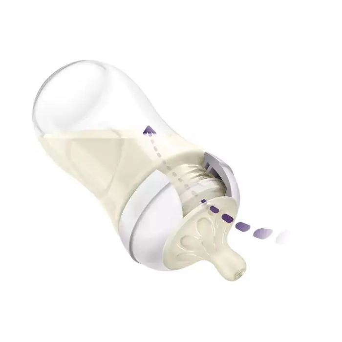 Biberon philips Avent boca abajo