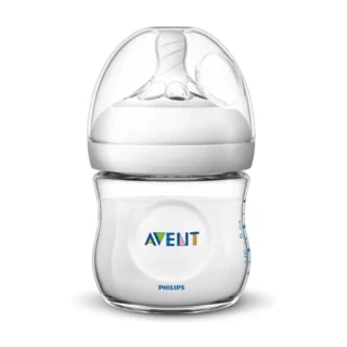 Biberón Natural de 125ml AVENT con tapa Alimentación Confortable
