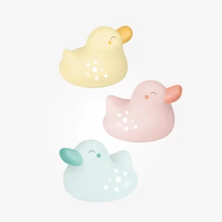 Set de Patitos de colores para tina de agua bebes