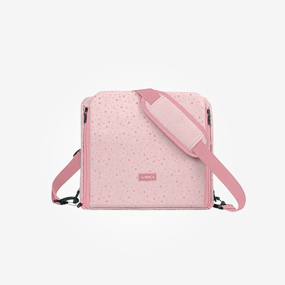 Bolso Trona portable Galaxia rosa