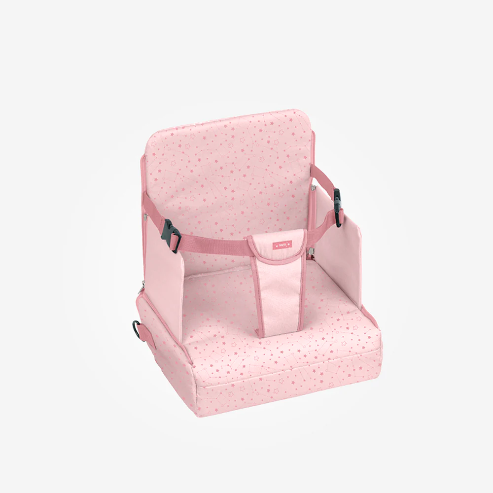 Asiento Trona portable Galaxia rosa